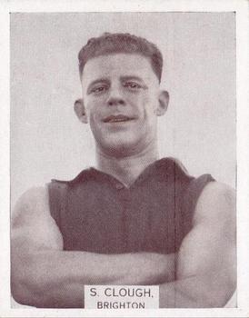 1933 Wills's Victorian Footballers (Large) #151 Stewart Clough Front